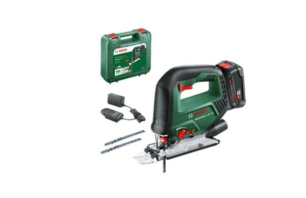 Bosch 18V-140 Cordless Jigsaw, includes 2.0Ah battery and charger