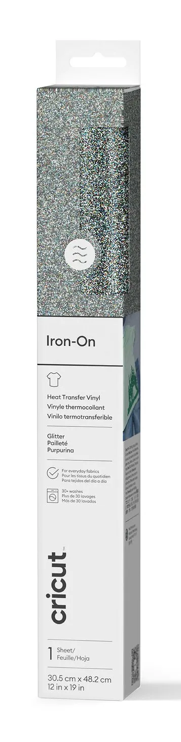 Cricut Glitter Iron-On 30x48cm (Multi)