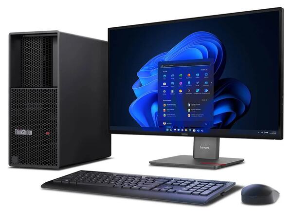 Lenovo ThinkStation P3 Tower Gen 2 Core Ultra 9 285K, 32GB, 1TB, Win 11 Pro Workstation, Tower, Black