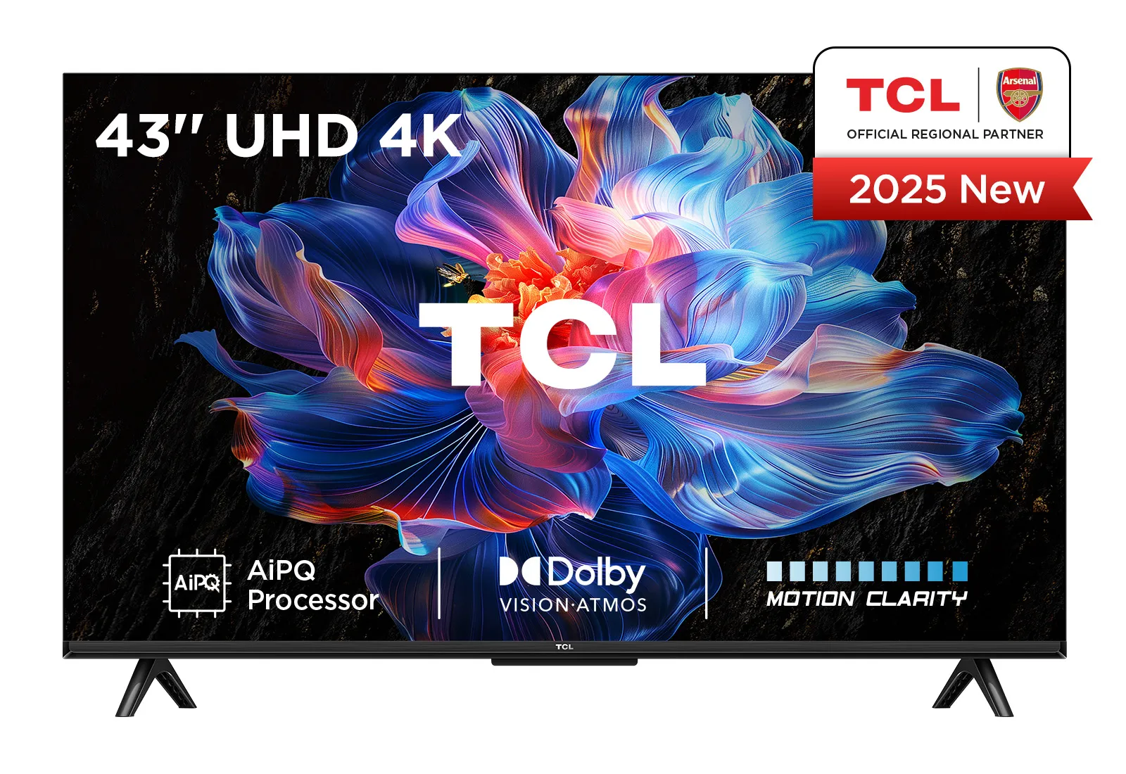 TCL 43V6C 43" 4K DLED Google TV, 60 Hz, HDR10+, metallic TCL 43V6C 43" 4K DLED Google TV, 60 Hz, HDR10+, metallic
