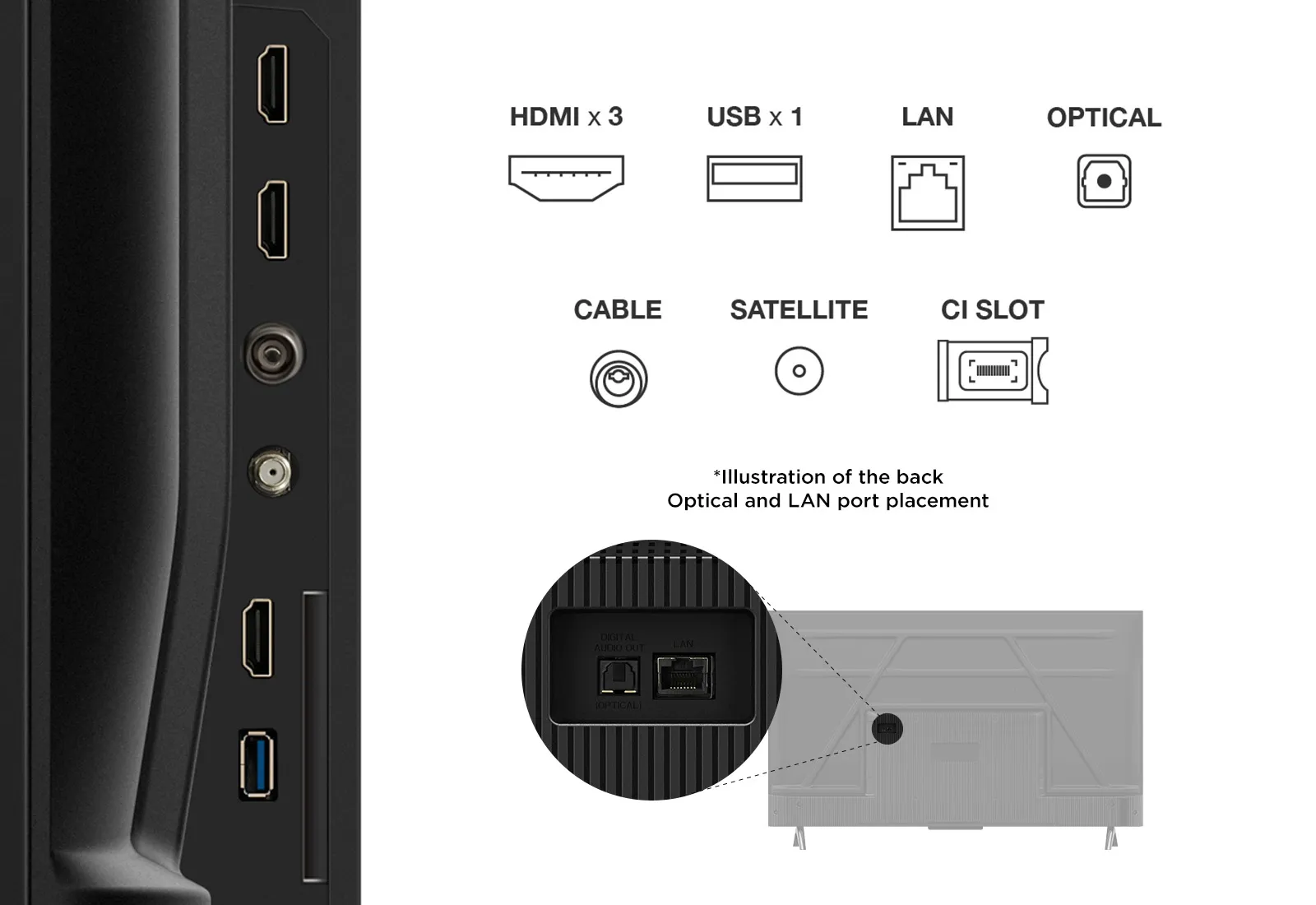 TCL 43V6C 43" 4K DLED Google TV, 60 Hz, HDR10+, metallic TCL 43V6C 43" 4K DLED Google TV, 60 Hz, HDR10+, metallic