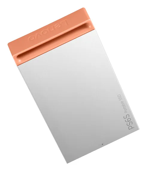 Lenovo PS6S 2TB External SSD with USB 3.2 Gen 2 (USB-C), Portable, Gray