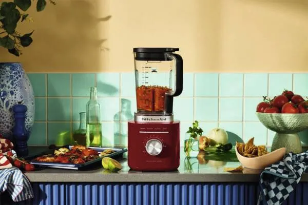KitchenAid Pure Power 5KSB2073EER 1200W 2L Blender, Black, Red