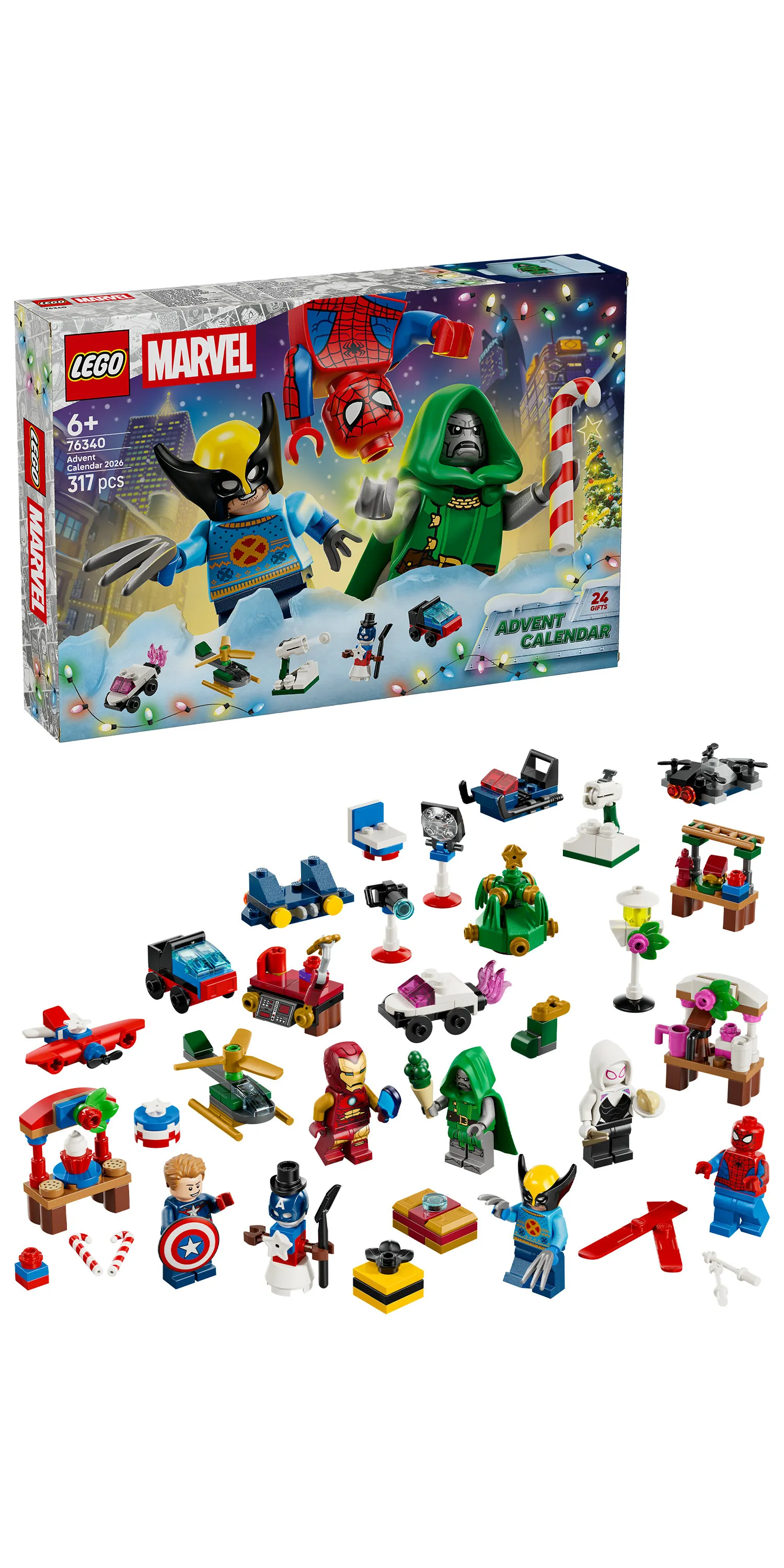 LEGO Marvel 2026 Advent Calendar 76340