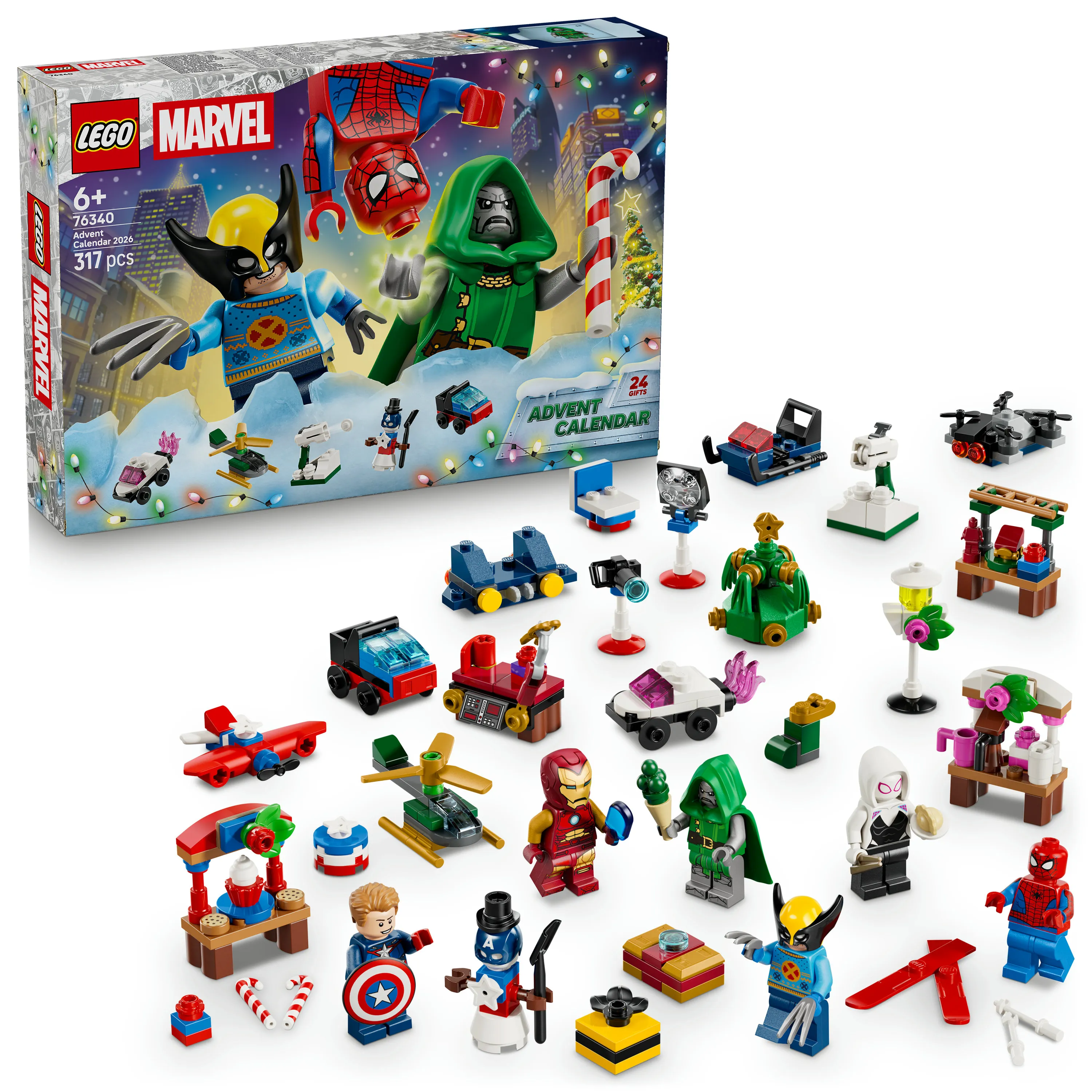 LEGO Marvel 2026 Advent Calendar 76340