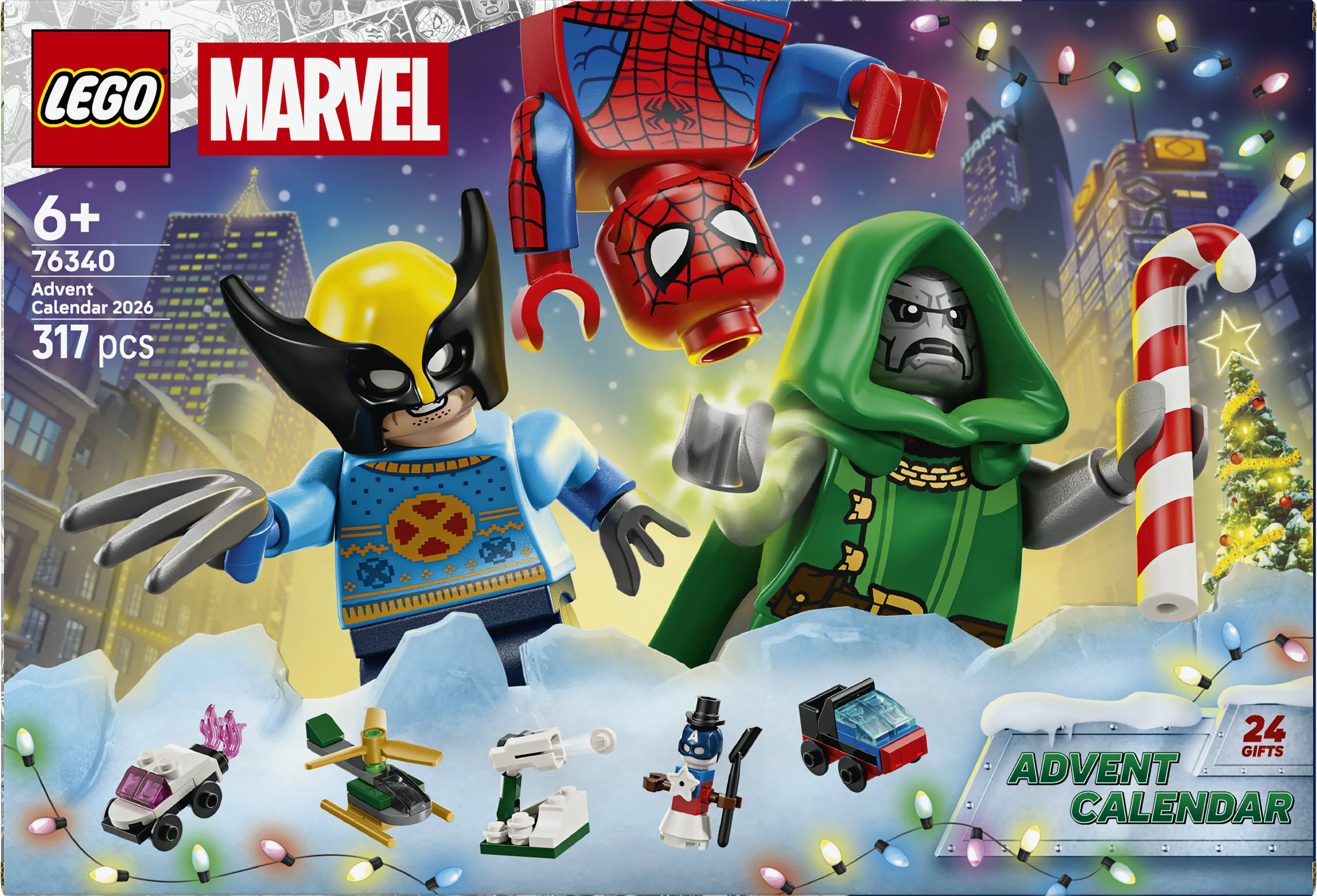 LEGO Marvel 2026 Advent Calendar 76340