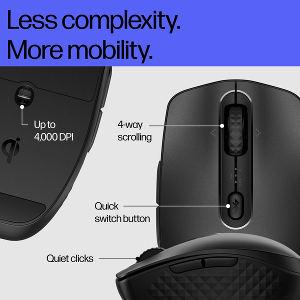HP 695 Wireless Mouse, Black
