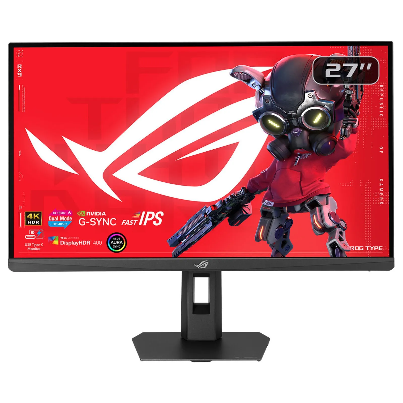 ASUS ROG Strix XG27UCGR 27" 4K UHD, Fast IPS -pelin&auml;ytt&ouml;