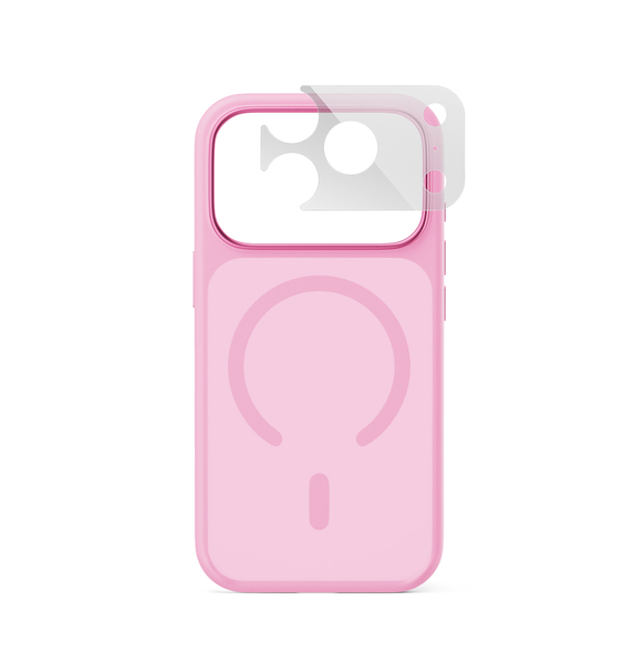 Epico HeroMatte Pro Mag+ Case | iPhone 17 Pro/18 Pro | Pink | Qi2  &  MagSafe Compatible | Crossbody Ready  &  Camera Island Protector