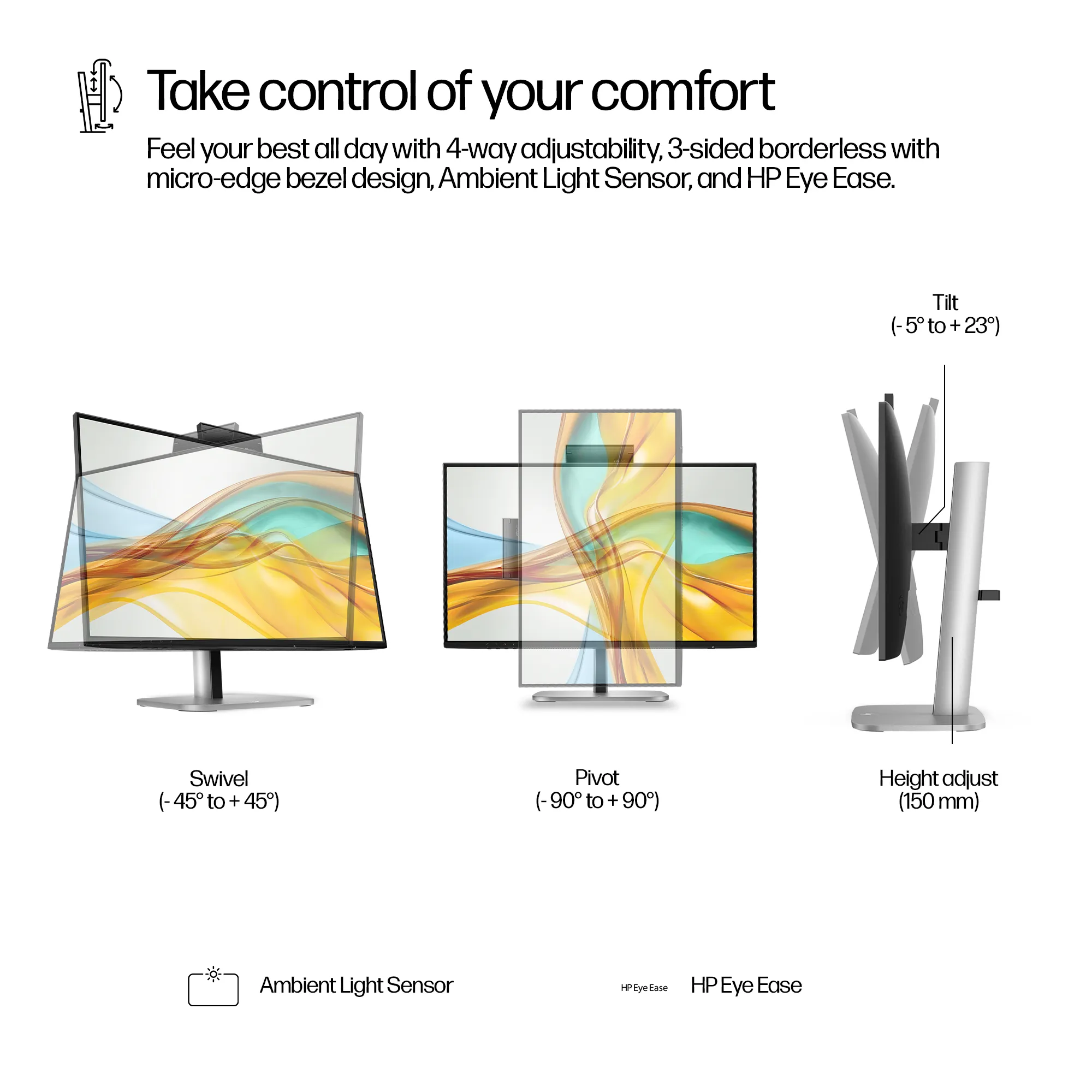 HP S5 Pro 524pm 23.8" Full HD, IPS Monitor with USB-C hub