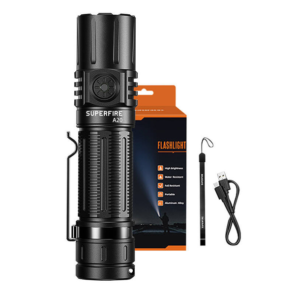 SUPERFIRE A20 LED, 4000 mAh, 1700 lm, Flashlight