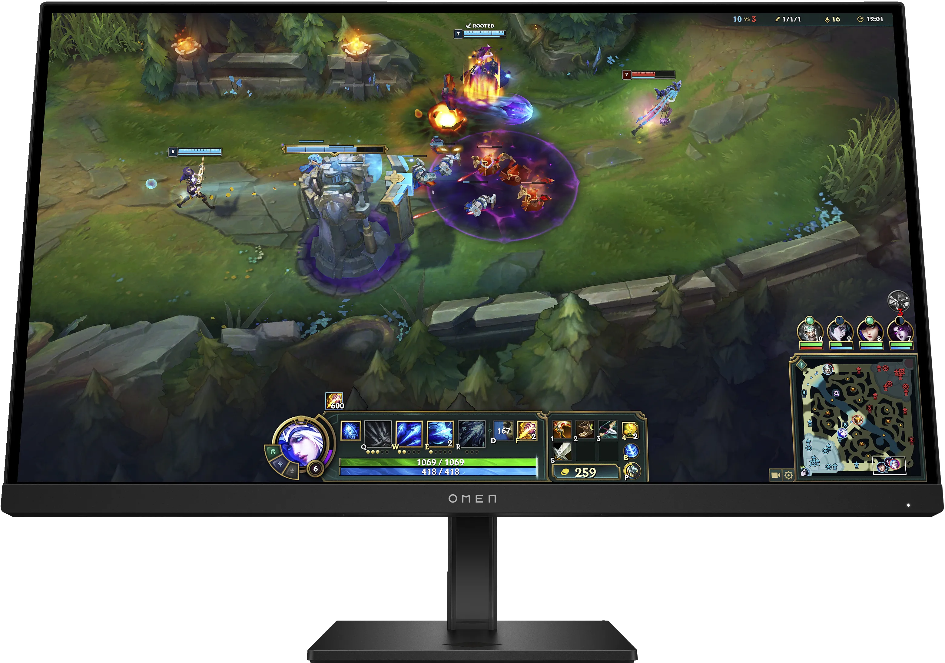 HP OMEN 27 G2 27" Full HD, IPS, 180Hz, USB hub gamingsk&auml;rm