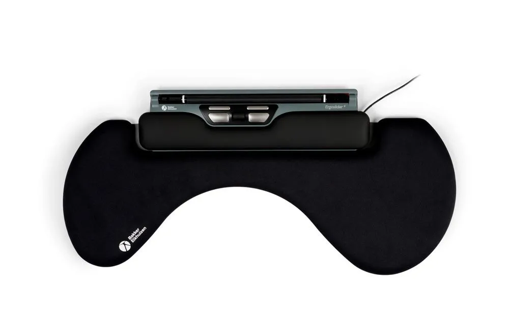 Ergoslider Plus+ - rullmus, svart