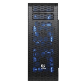 THERMALTAKE Core V71 Big Tower 3 preinstalled 20cm LED fans, I/O ports with 2x USB 2.0, 2x USB 3.0, 1 HD Audio, side window