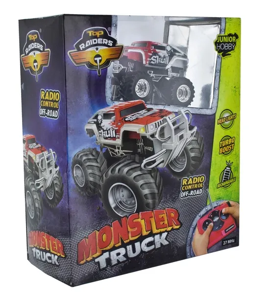 TopRaiders 1:43 Monster Truck - Skull 27 MHz