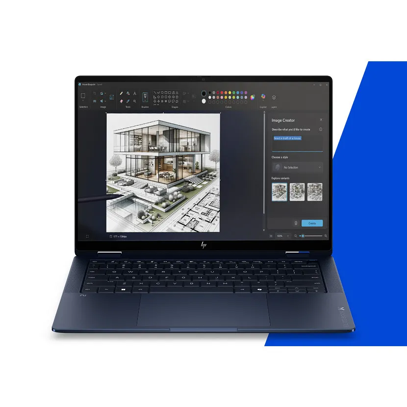 HP EBXFlG2i14AI X7 358H 14.0" 32 Gt, 1 Tt -kannettava