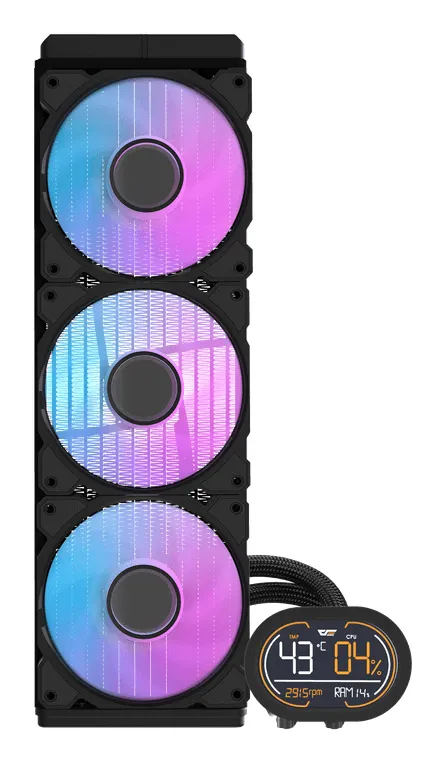 DARKFLASH DH360D v2 360 mm All-in-One Processor Liquid Cooler Black
