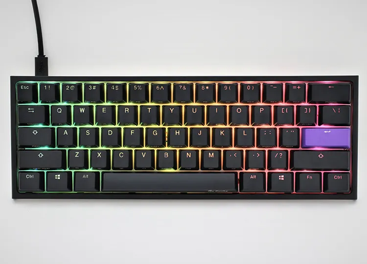 Ducky - One 2 Mini 2020 Cherry Red RGB - gaming keyboard
