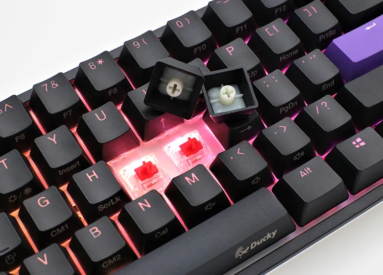 Ducky - One 2 Mini 2020 Cherry Red RGB - gaming keyboard