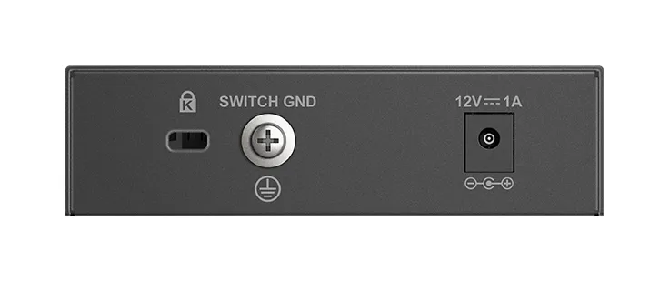 D-Link DMS-105/E - Unmanaged 5-Port Multi-Gigabit Switch, Black