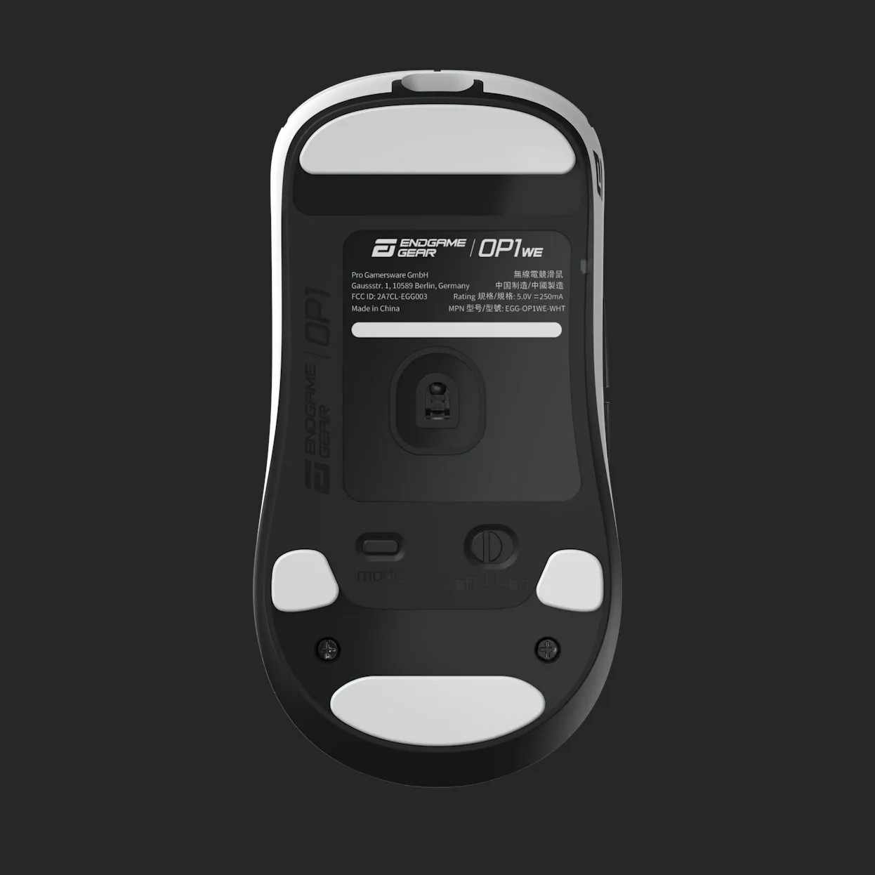 Endgame Gear OP1we - wireless gaming mouse, white