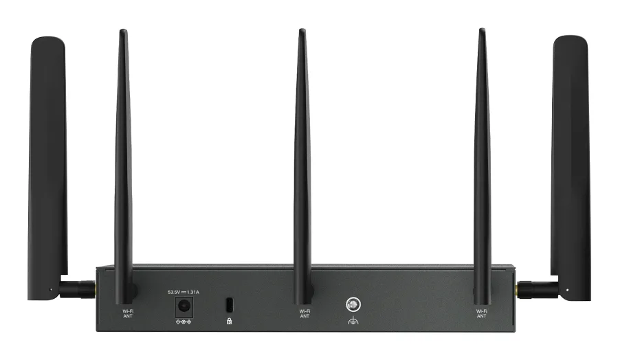TP-LINK Omada 4G+ Cat6 AX3000 Gigabit VPN Gateway with 4-Port PoE+