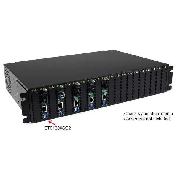 GB MM FIBER MEDIA CONVERTER SC