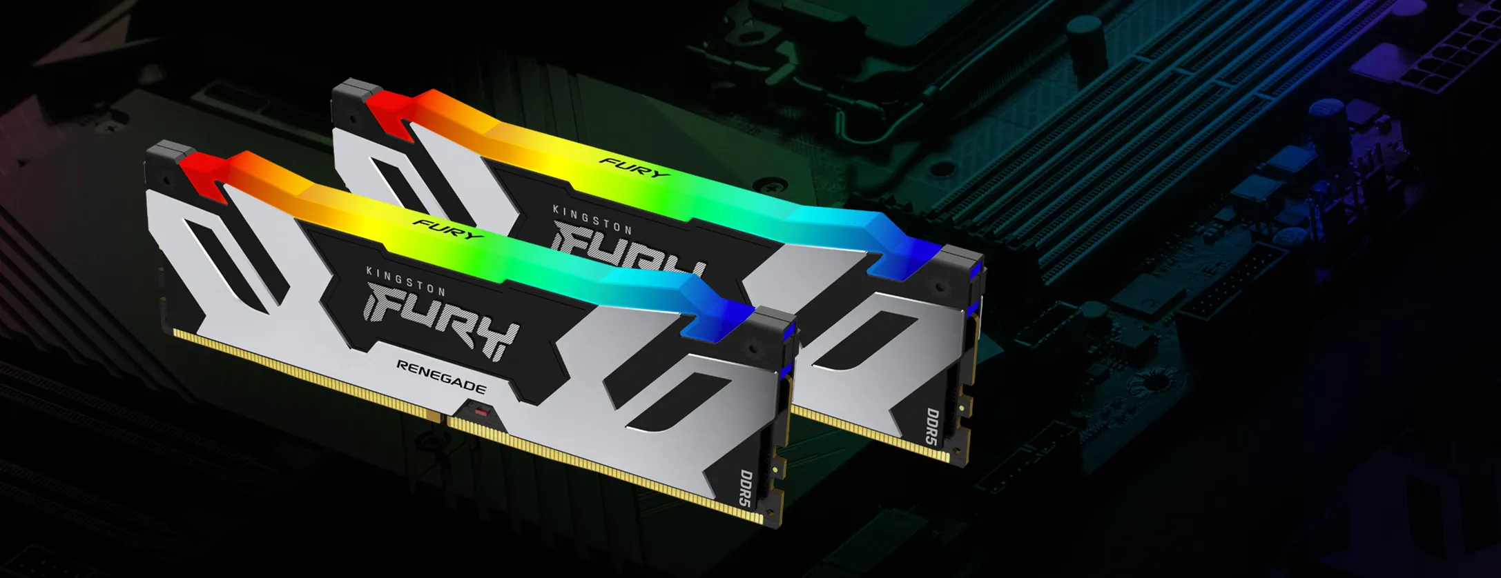 Kingston FURY Renegade RGB 24GB (1 x 24 GB) DDR5 , DIMM, 1Rx16, CL38 - memory