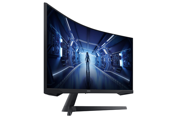 Samsung 34&quot; Odyssey G5 C34G55 UWQHD, VA -kaareva pelin&auml;ytt&ouml;