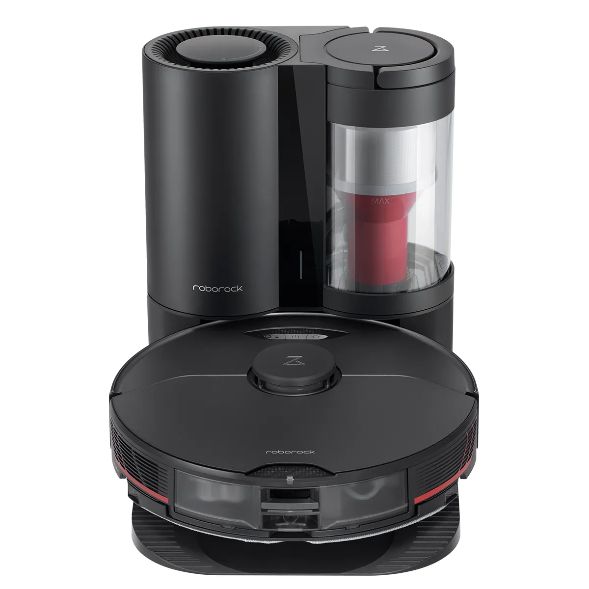(Fyndhörnan) Roborock S7 MaxV+ - robotdammsugare, Svart