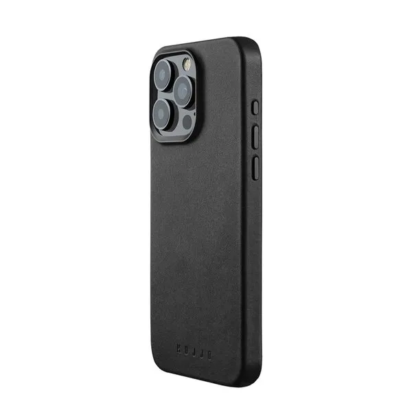 Mujjo Full Leather, iPhone 15 Pro Max - Case, Black