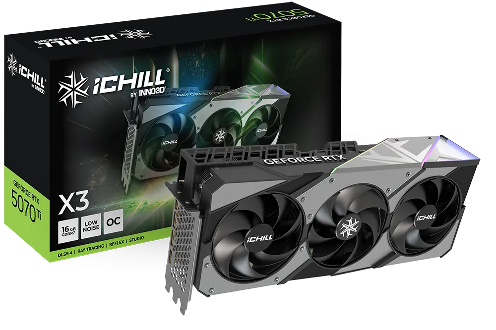 Inno3D GeForce RTX 5070 Ti X3 16GB - graphics card