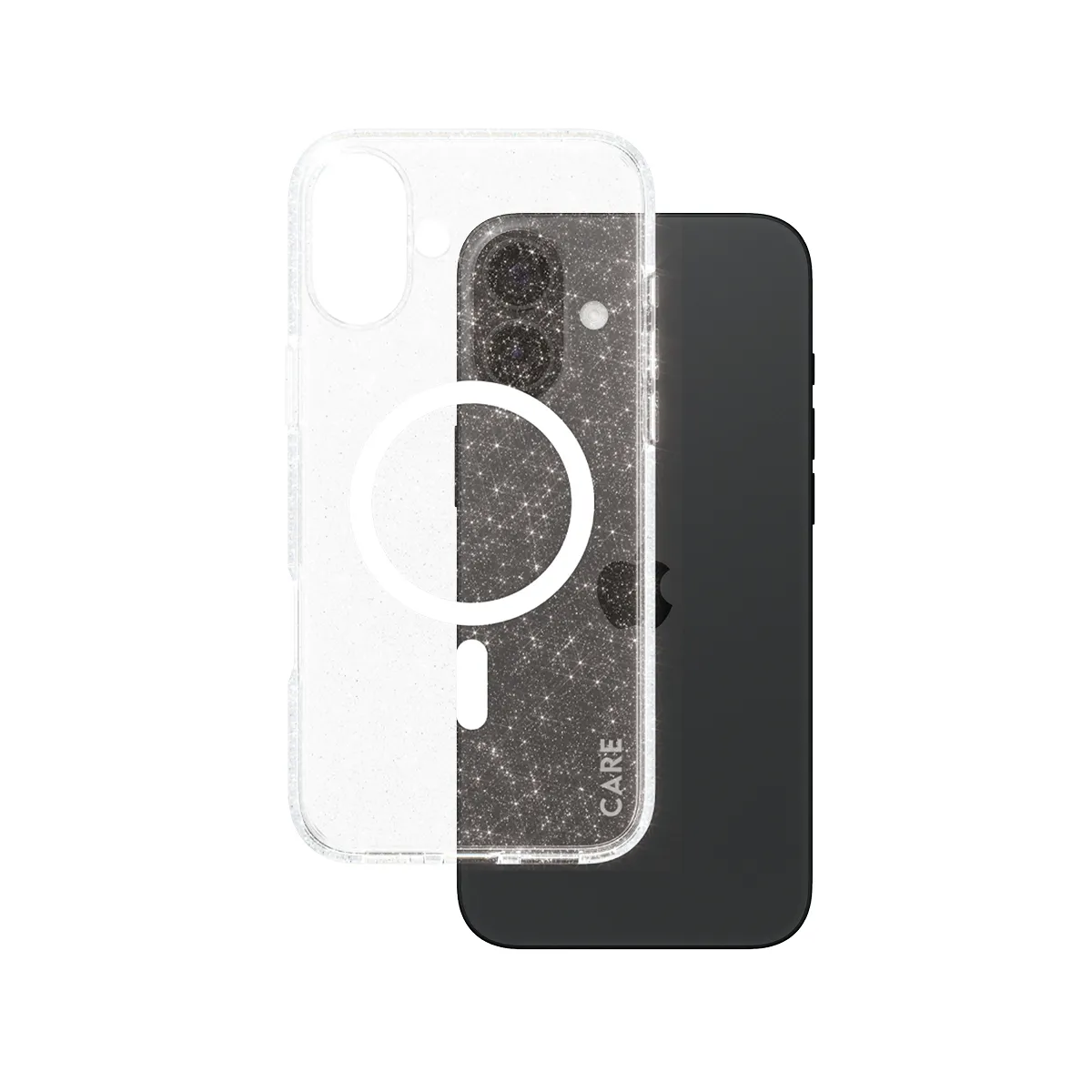 Care by PanzerGlass iPhone 16 Plus MagSafe Star Lit skal, Vit
