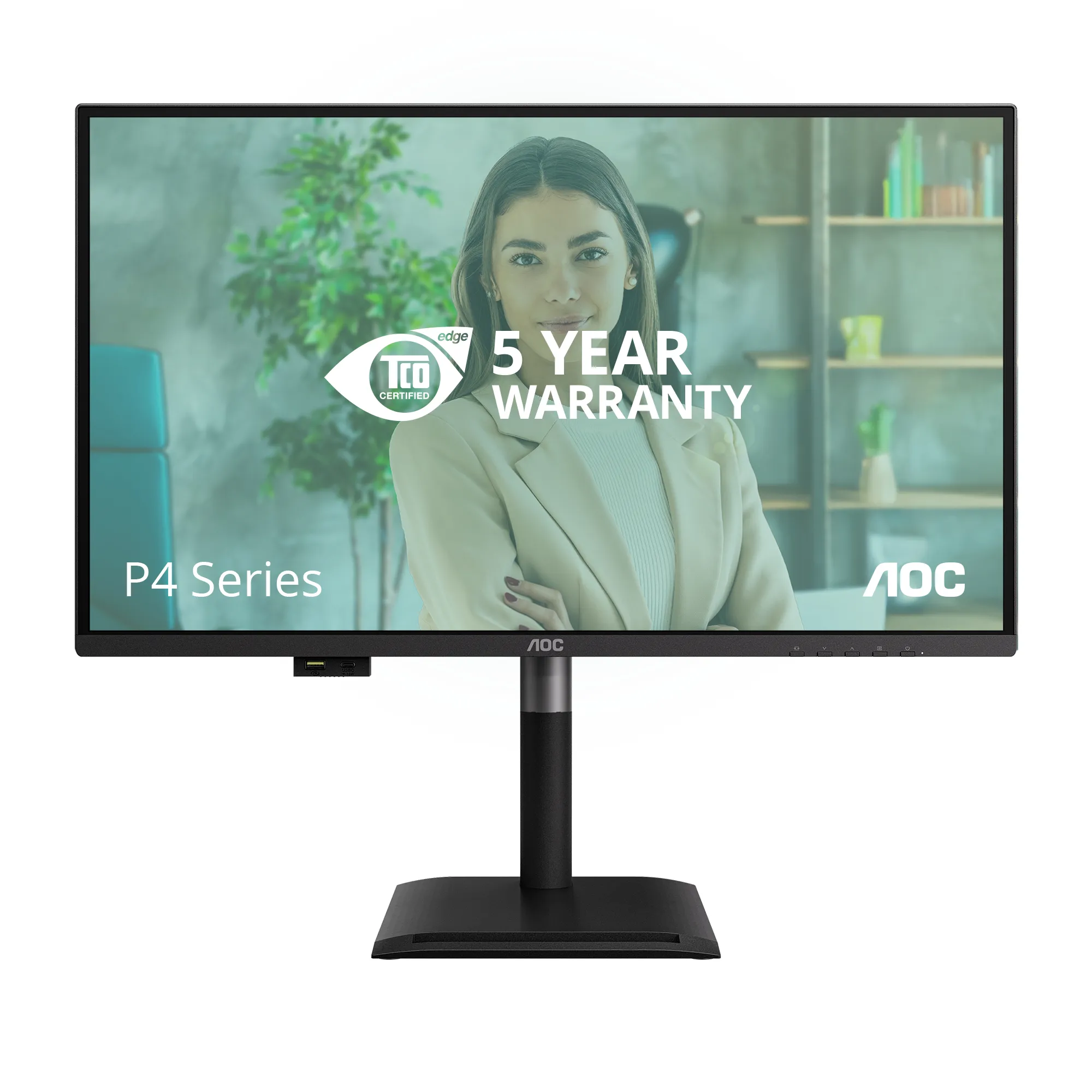 AOC Q27P4U 27" QHD, IPS Monitor with USB hub and 120 Hz