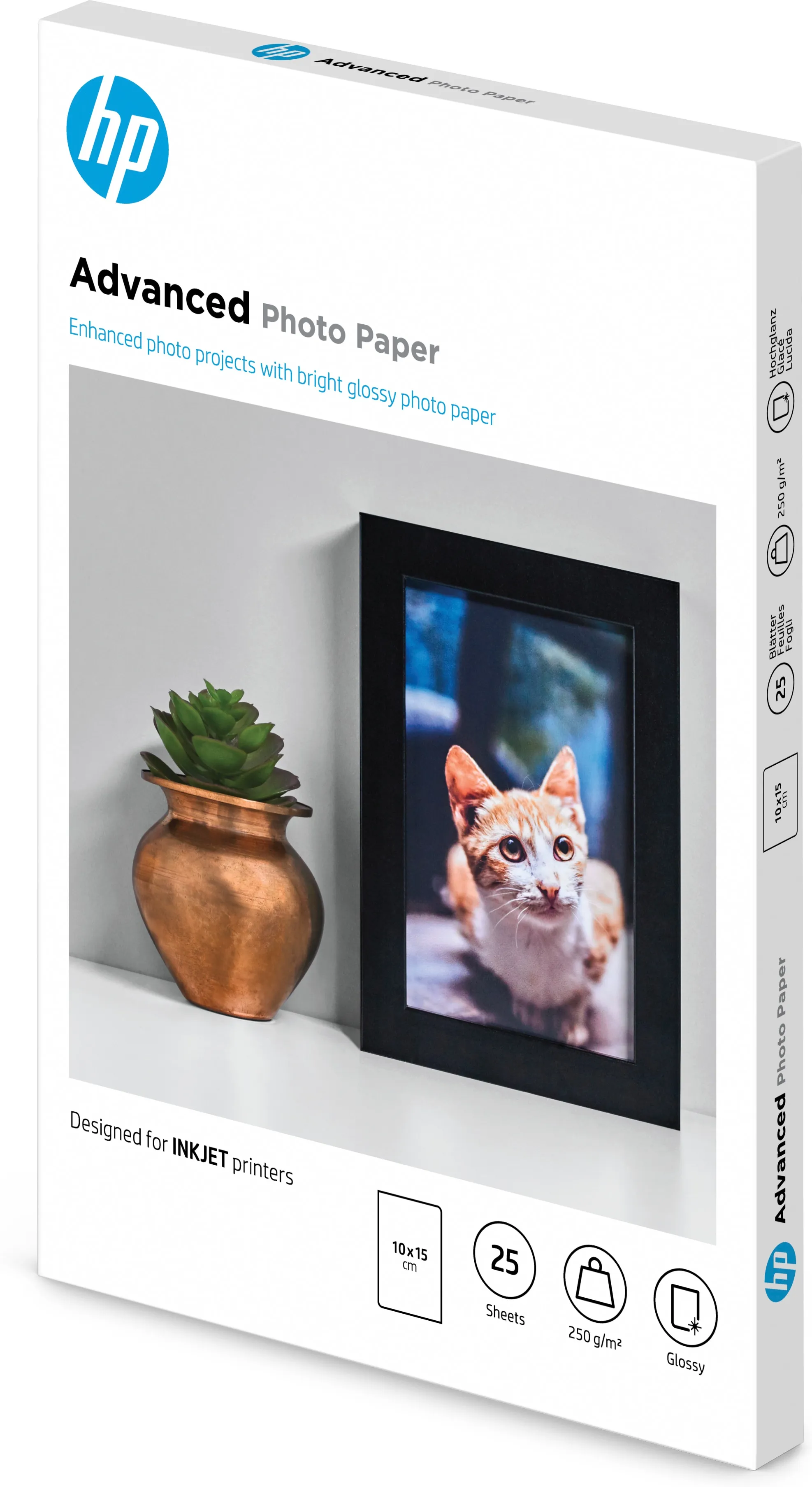 HP Advanced Photo Paper glossy 25sheet 10x15 cm borderless