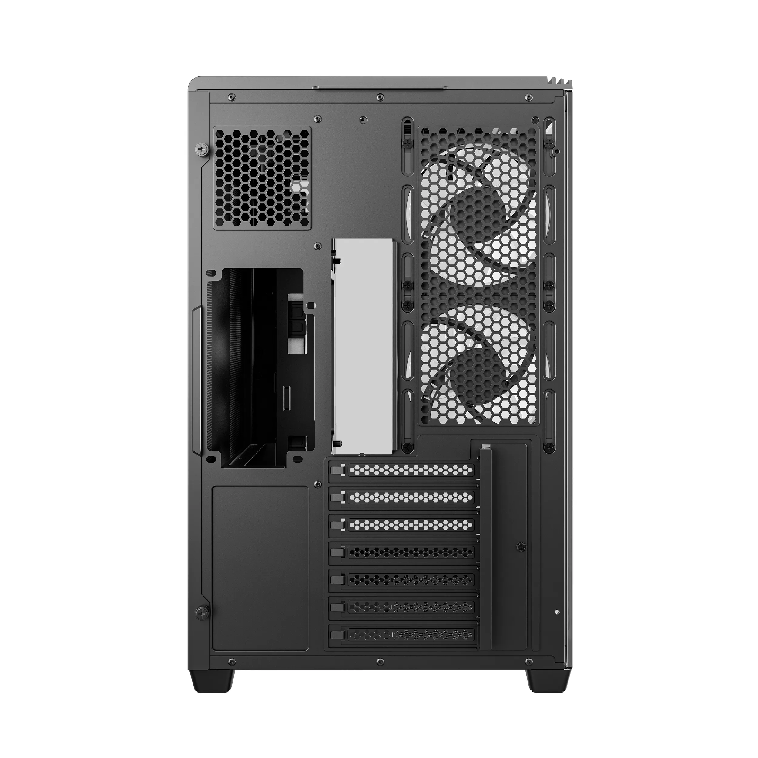DeepCool CG590U 5F -miditornikotelo RGB-valaistuksella, musta
