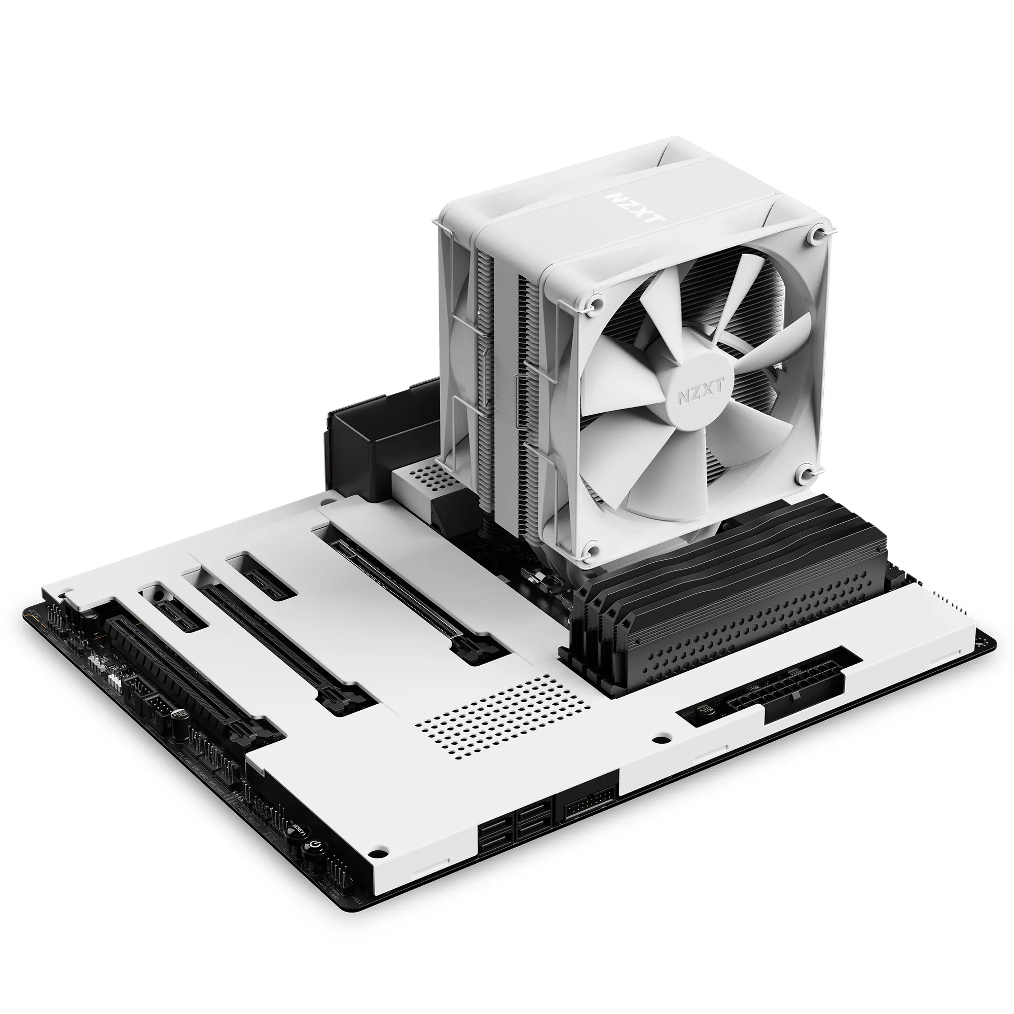 NZXT T120 120mm - CPU Cooler, White
