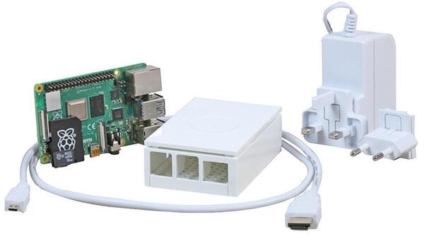 RaspberryPi 4B Starter Kit 8GB, White