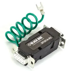 BLACK BOX  RS-232 SERIAL SURGE PROTECTOR - 18VDC CLAMPING VOLTAGE, 60-AMP, DB9, 9-WIRE