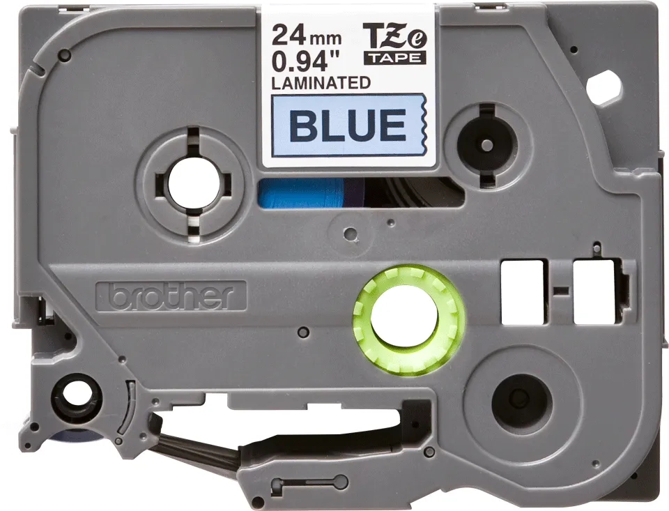 BROTHER TZ551 24 BLACK ON BLUE