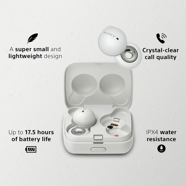 Sony WF-L900 LinkBuds TWS - wireless in-ear headphones, white