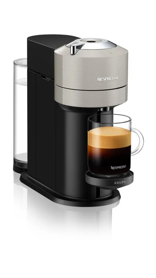 Krups Nespresso Vertuo Next & Aeroccino - capsule coffee maker, black