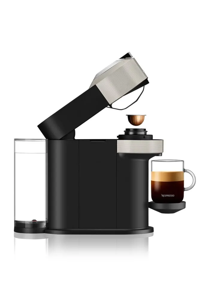 Krups Nespresso Vertuo Next & Aeroccino - capsule coffee maker, black