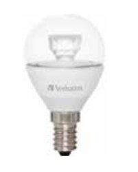 Verbatim LED Mini Globe E14 5W 2700K WW 350LM Clear