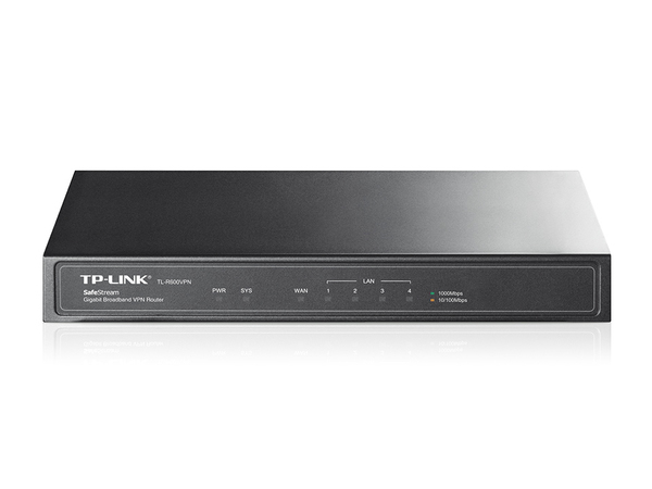 TP-LINK SafeStream TL-R600VPN - Reititin - 4-porttinen kytkin - GigE