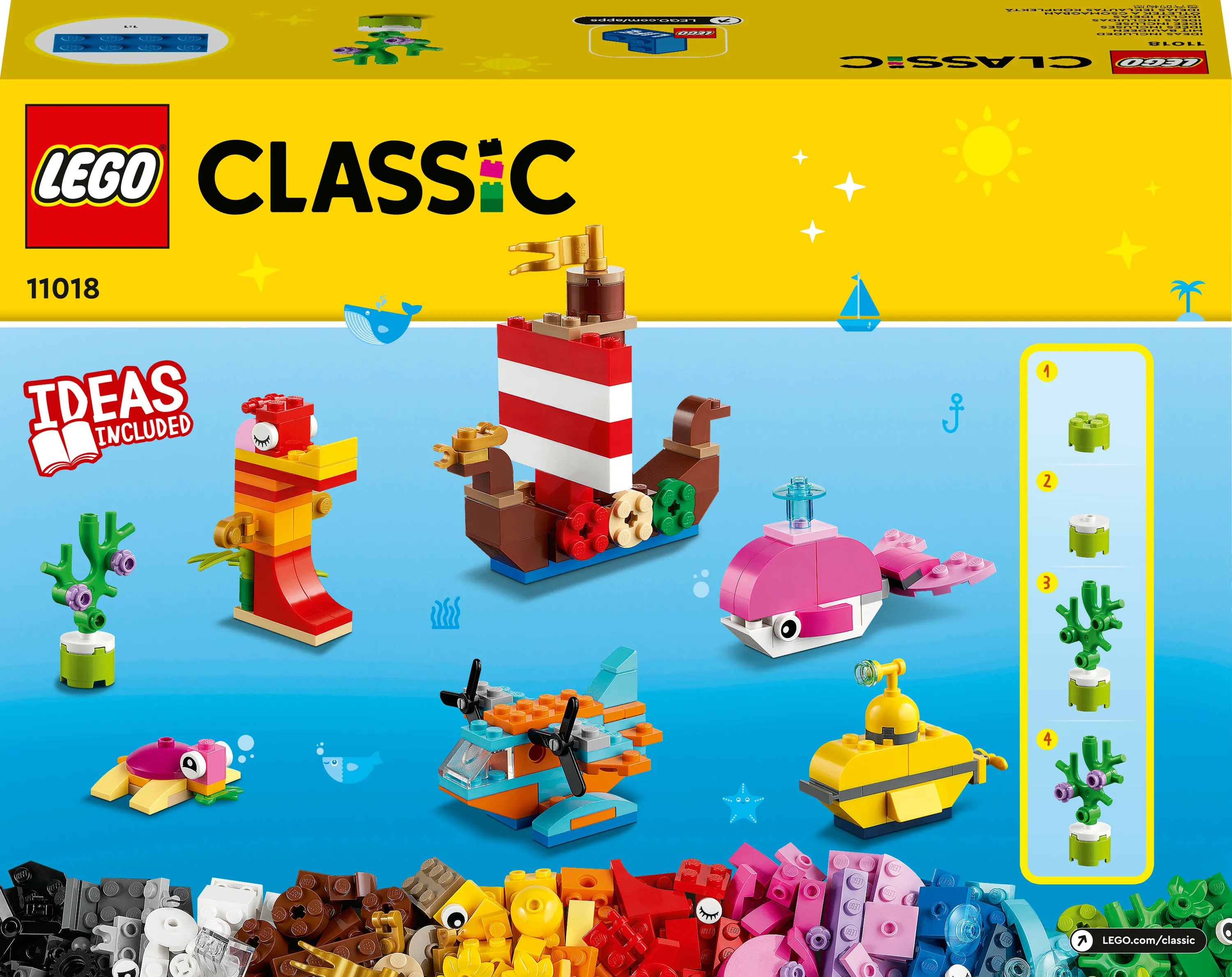 Lego Classic Kreativt havsskoj 11018