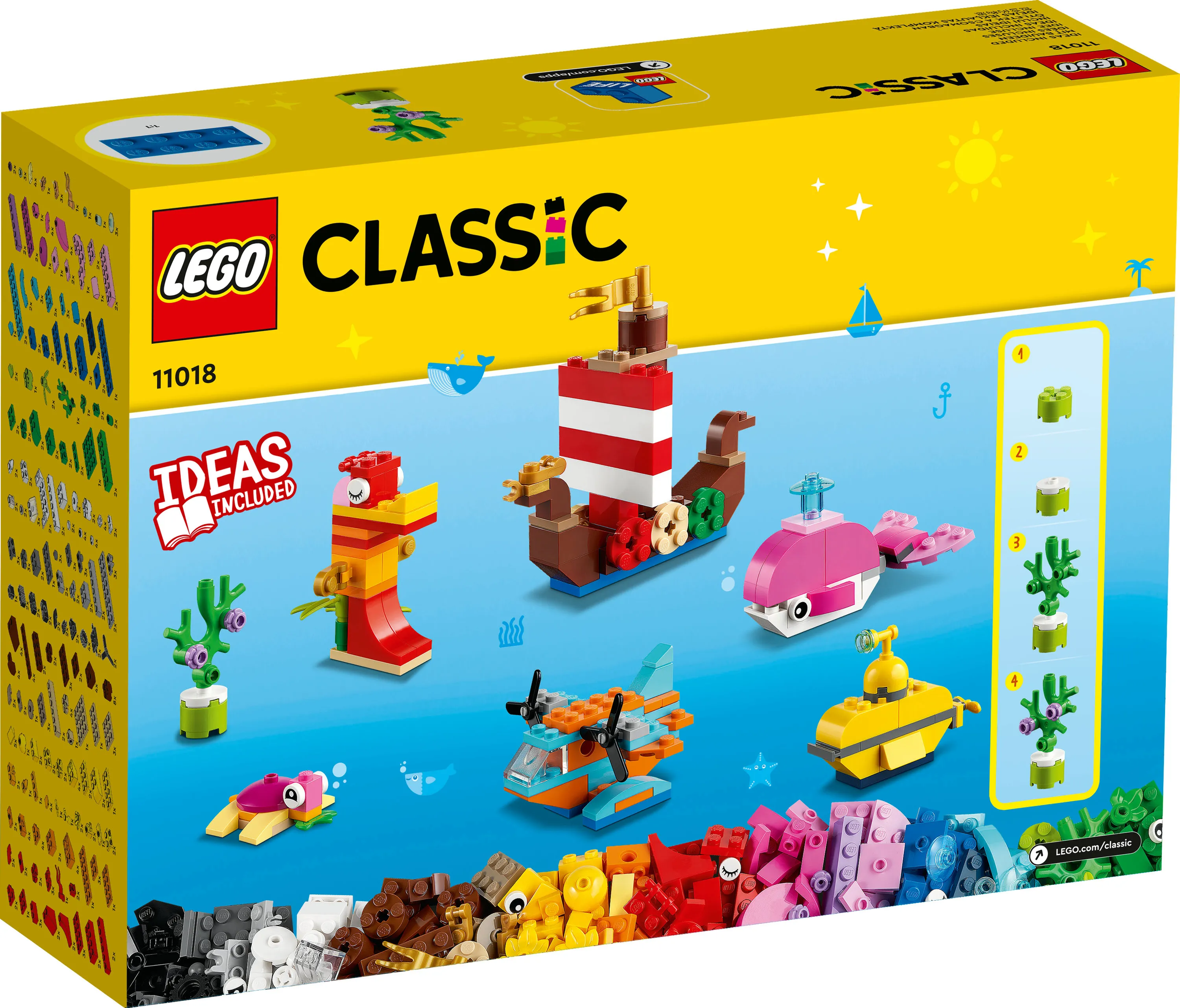 Lego Classic Kreativt havsskoj 11018