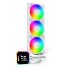 Montech HyperFlow Digital 360 ARGB Liquid Cooler, White