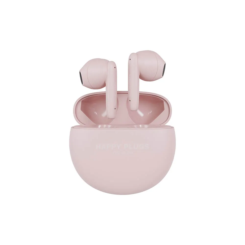 Happy Plugs Joy Lite Wireless Earbuds, Pink
