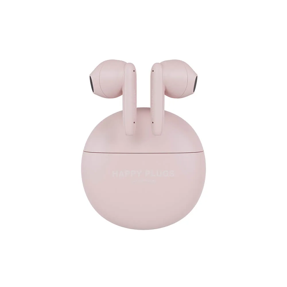 Happy Plugs Joy Lite Wireless Earbuds, Pink